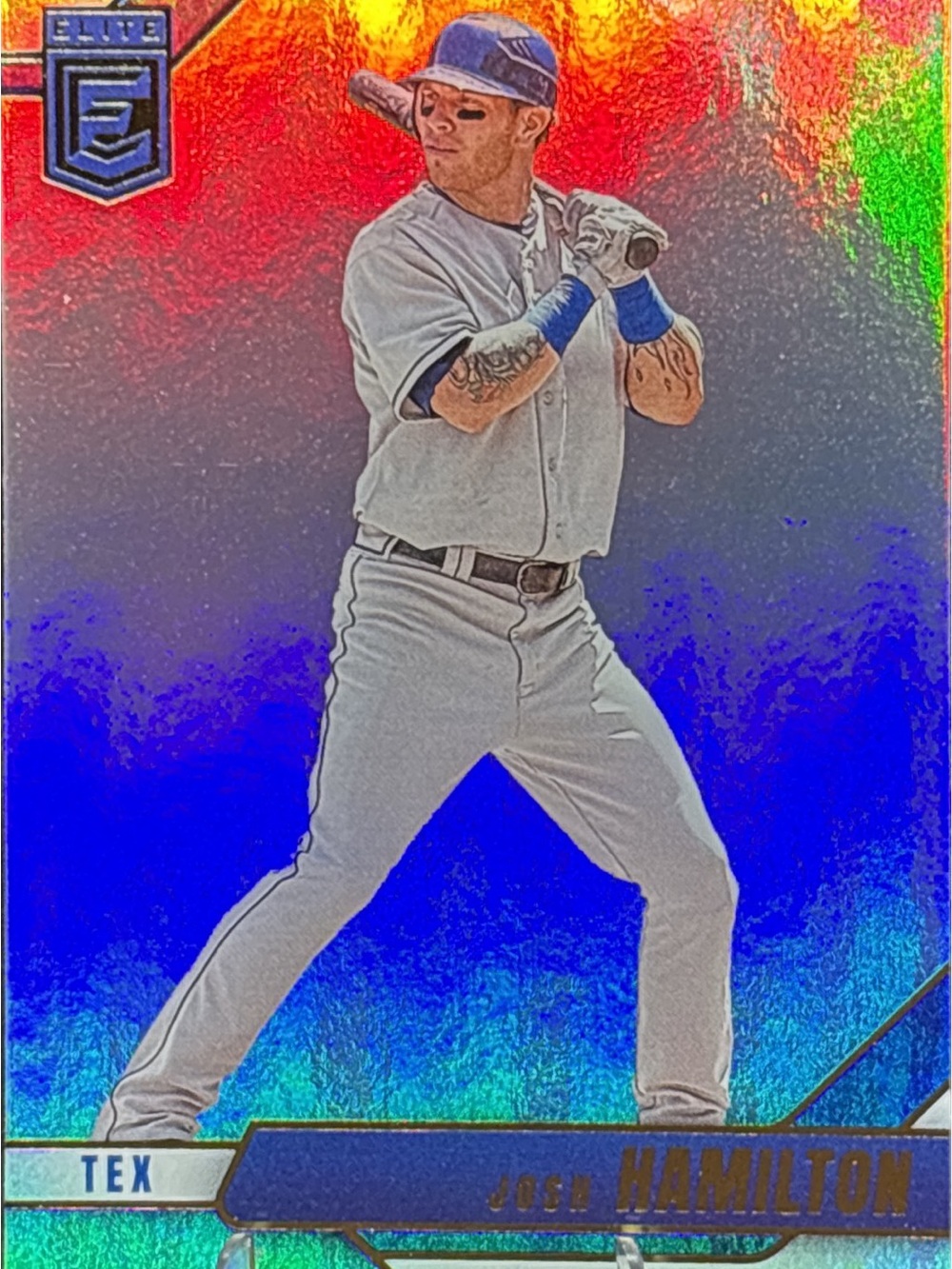Panini Elite Josh Hamilton Baseball Card